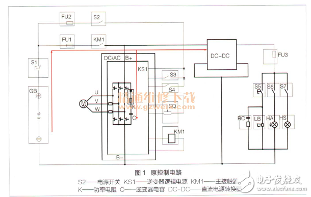 电动叉车控制器电路图大全（稳压电源/有刷控制器/89C2051控制器）